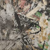 Michael (Corinne) West Space Poetry, 1951–53 Oil, enamel, and sand on canvas, 38 x 28 in. (96.5 x 71.1 cm)