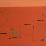 Teruko Yokoi Herbstlandschaft, 1957 Oil on canvas, 48 3/8 x 57 1/8 in. (122.9 x 145.1 cm)