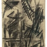 Michael (Corinne) West Viet Poème, 1964 Charcoal on paper, 19 x 12 5/8 in. (48.3 x 32.1 cm)