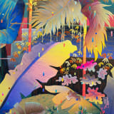 Xuân-Lam Nguyen 2900km from Home, 2024 Acrylic and colored pencil on panel, 48 x 36 in. (121.9 x 91.4 cm)