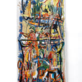 Despina Stokou Noland, 2024 Oil and mixed media collage on canvas, 72 x 36 in. (182.9 x 91.4 cm)