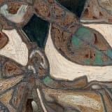 Charles Seliger Earth Strata I, 1952 Oil and tempera on board nailed to wood panel, 11 x 14 in. (27.9...