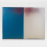 John Knuth Blue Dream by the Sea, 2022 Flyspeck/Acrylic on canvas, 60 x 80 in. (152.4 x 203.2 cm)