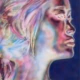 Katie Hector Malibu Mist, 2023 Bleach and dye on canvas, 40 x 30 in. (101.6 x 76.2 cm)