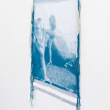 Mia Weiner Invisible Waves, 2023 Handwoven cotton, acrylic, and silk, 33 1/2 x 24 3/4 in. (85.1 x 62.9 cm)...