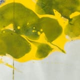 Teruko Yokoi Gingko, 2004 Egg tempera, metallic paint, and collage on paper, 24 1/2 x 18 3/8 in. (62.3 x...