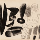 Arshile Gorky Untitled [after Picasso’s “Carnet Dinard”] [Double-sided], circa 1930–31 India ink on paper, 10 x 13 in. (25.4 x...
