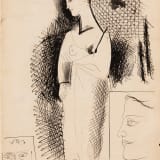 Arshile Gorky Untitled [after Picasso’s “Carnet Dinard”] [Double-sided], circa 1930–1931 India ink on paper, 10 x 13 in. (25.4 x...