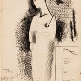 Arshile Gorky Untitled [after Picasso’s “Carnet Dinard”] [Double-sided], circa 1930–31 India ink on paper, 10 x 13 in. (25.4 x...