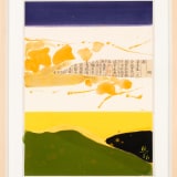 Teruko Yokoi Autumn day, 1983 Egg tempera and collage on paper, 26 3/4 x 19 1/2 in. (67.9 x 49.6...