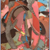 William H. Littlefield In a Metaphysical Vein, 1956 Oil and sand on board in artist's frame, 24 x 18 in....