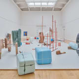 Nairy Baghramian: Jumbled Alphabet, 2024. South London Gallery. Photo: Jo Underhill⁠