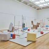 Nairy Baghramian: Jumbled Alphabet, 2024. South London Gallery. Photo: Jo Underhill⁠