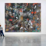 Installation view, Julie Mehretu: A Transcore of the Radical Imaginatory, Museum of Contemporary Art Australia, Sydney, 2024, image courtesy Julie Mehretu and Museum of Contemporary Art Australia © Julie Mehretu, photograph: Zan Wimberley