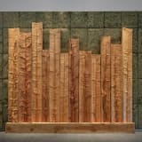 Giuseppe Penone, Alberi libro (Book Trees), 2017. White fir wood, cedar wood, and larch wood. ©Photo: George Darrell. Courtesy Giuseppe Penone and Serpentine.