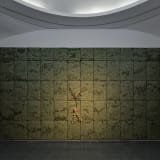 Giuseppe Penone, Respirare l’ombra (To Breathe the Shadow), 2000. Metal grids, laurel leaves, and bronze. ©Photo: George Darrell. Courtesy Giuseppe Penone and Serpentine.