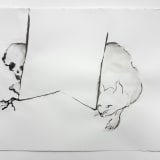 Annette Messager Les guetteurs, 2022 Acrylic on paper