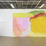 JONGSUK YOON Asan, 2025 Gouache on wall, 450 x 560 cm Installation within « Colors of Water », 21 March – 7 September 2025, National Museum of Modern and Contemporary Art (MMCA), Cheongju, South Korea Photo Credit: Sangtae Kim