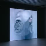 Pierre Huyghe Of Ideal, 2019-ongoing Deep image reconstructions, real-time generated reconstructions, face recognition, screens, sensors, sound Dimensions variable