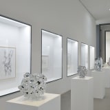 Installation view of "Tony Cragg" exhibition at Pinakothek der Moderne, Munich