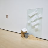 Installation view: "Giovanni Anselmo: Más allá del horizonte" at Guggenheim Bilbao