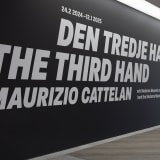 Wall text "The Third Hand", 2024 Photo: My Matson/Moderna Museet
