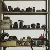 Artwork thumbnail: Michelangelo Pistoletto, Scaffali - strumenti fotografici (Shelves – photographic instruments), 2015