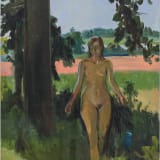 Artwork thumbnail: Paul Georges, Nude Standing, 1965