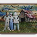 Artwork thumbnail: Marnie Weber, Witches and Ravens Gather on the Farm, 2019