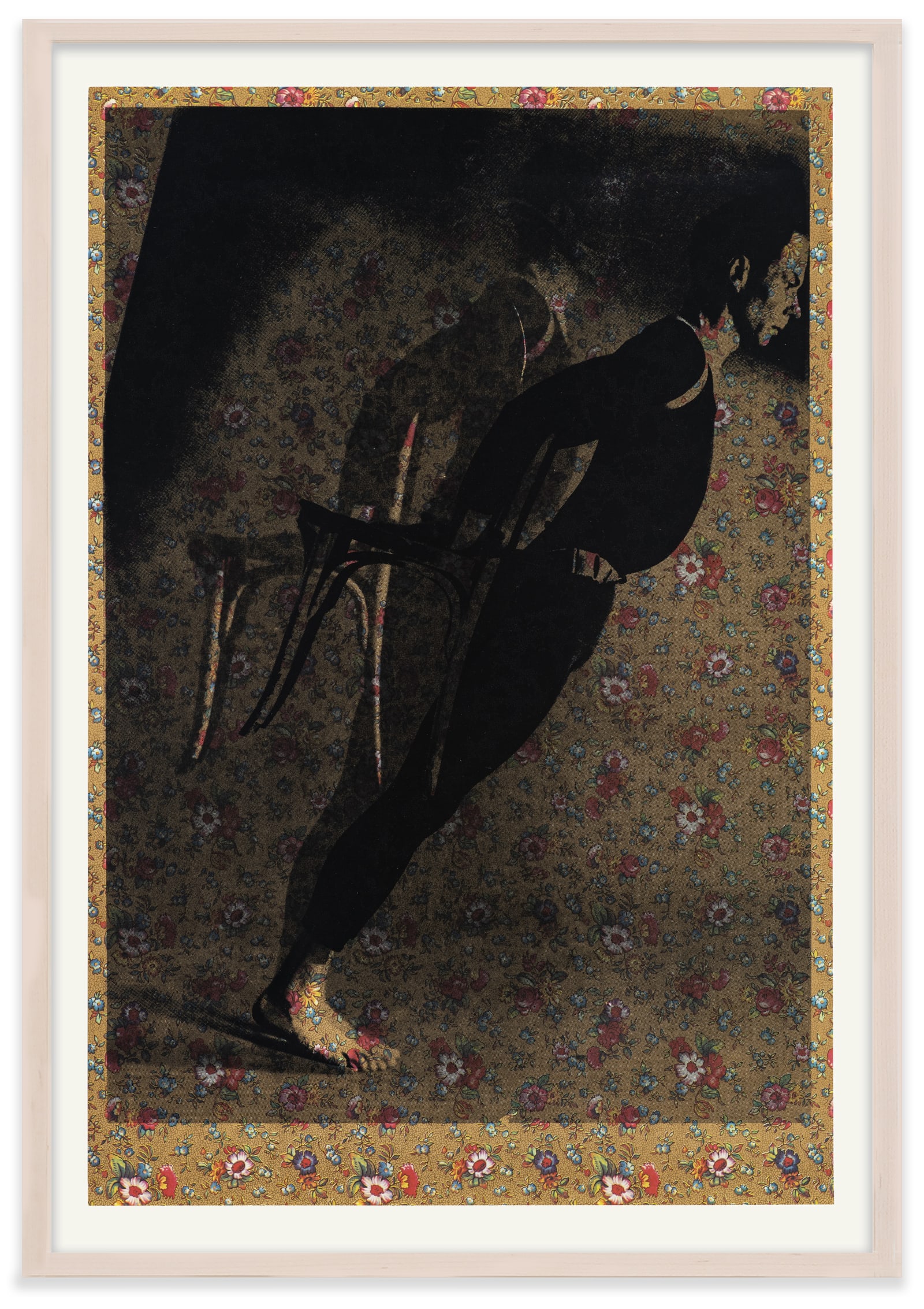 Andy Warhol Merce Cunningham II, 1979 Screenprint on Japanese deacidified imported Florentine gift paper Plate: 27 1/8 x 18 7/8...