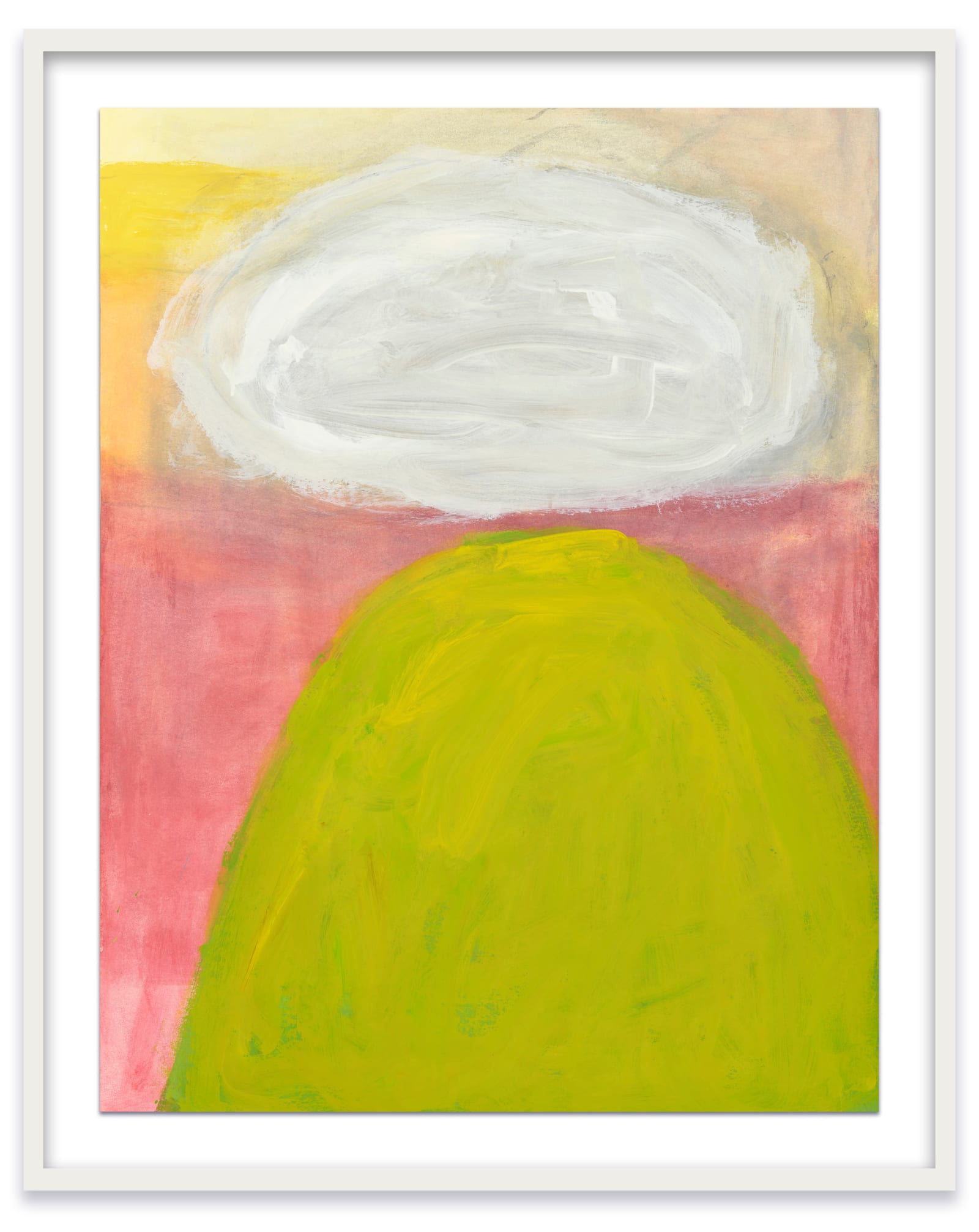 Jongsuk Yoon Eine Wolke, 2024 Gouache on paper Image: 35 3/8 x 27 1/2 in. (90 x 70 cm) Framed:...