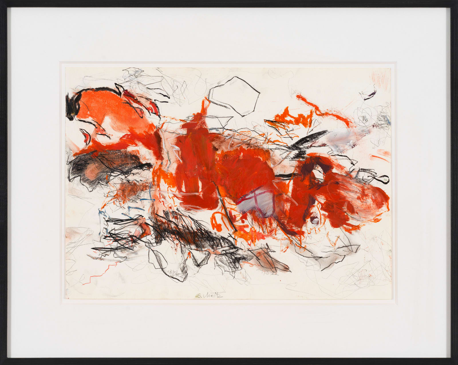 Sabine Moritz Shostakovich IX, 2022 Charcoal, oil, oil crayon on paper Paper: 11 3/4 x 16 1/2 in. (29.7 x...