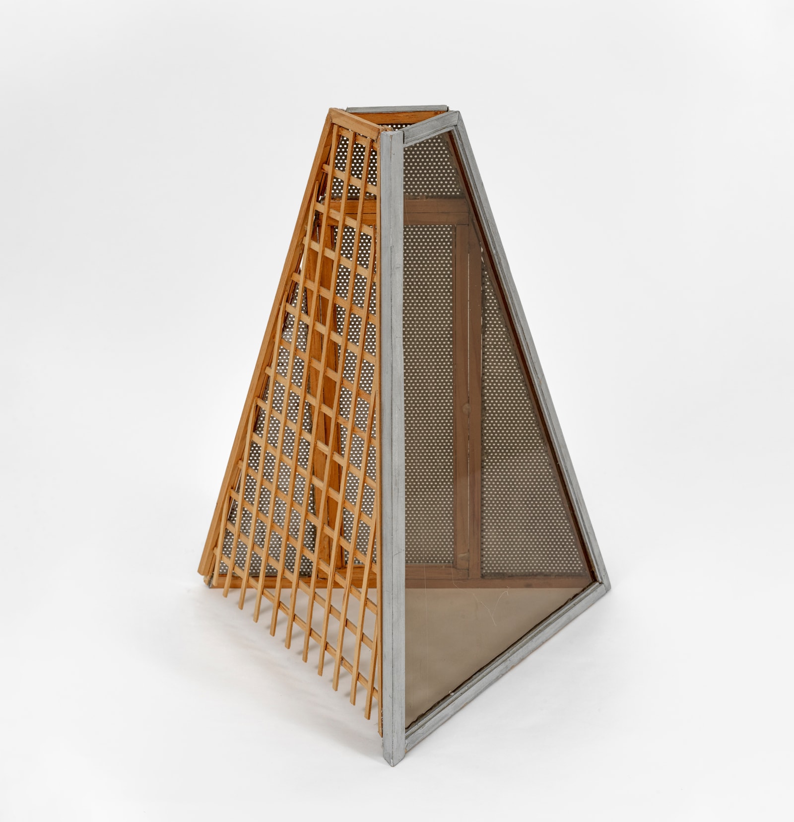 Dan Graham Model for 'Truncated Garden Pyramid', 1989-1991