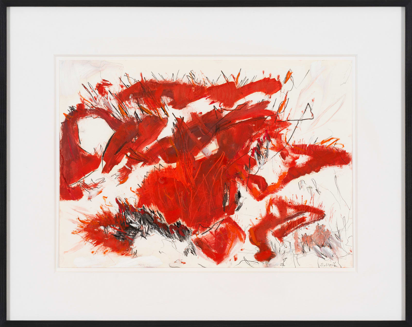 Sabine Moritz Shostakovich XI, 2022 Charcoal, oil, oil crayon on paper Paper: 11 3/4 x 16 1/2 in. (29.7 x...