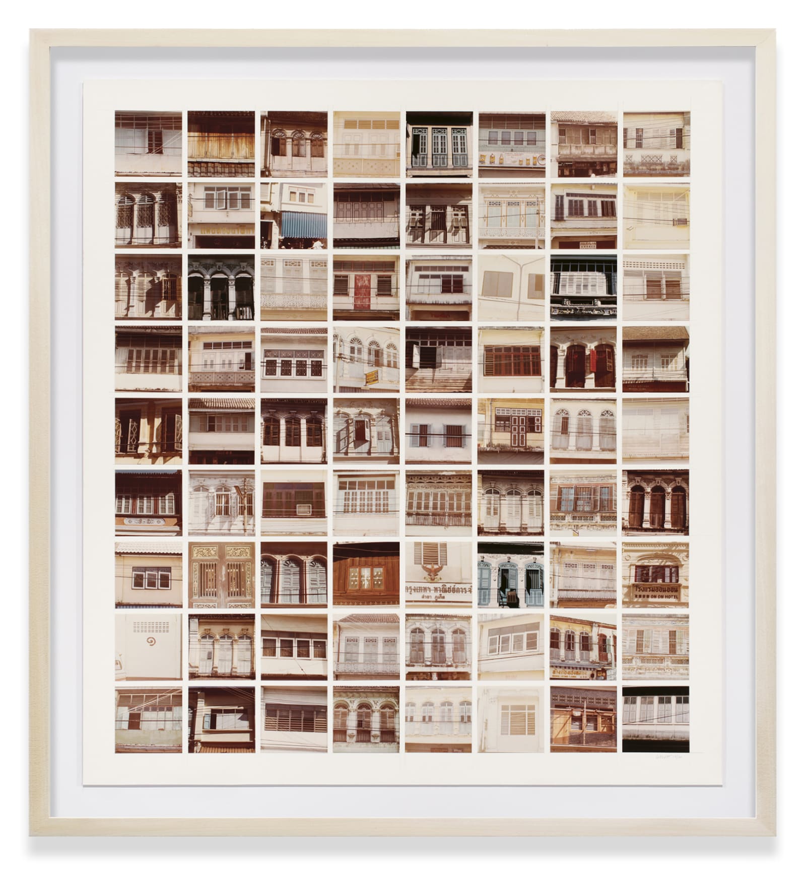 Sol LeWitt Windows, 1980 72 photographs on Kodak Ektacolor, 74 RC Paper dry-mounted on Museum Mount Board Photo: 3 1/4...