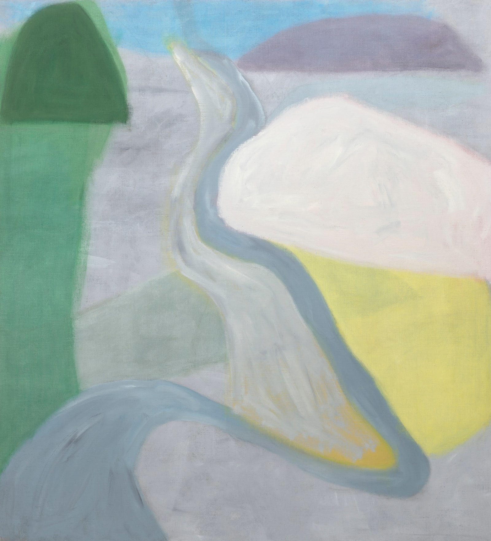 Jongsuk Yoon Way Up, 2023 Oil on canvas 86 5/8 x 78 3/4 in. (220 x 200 cm)