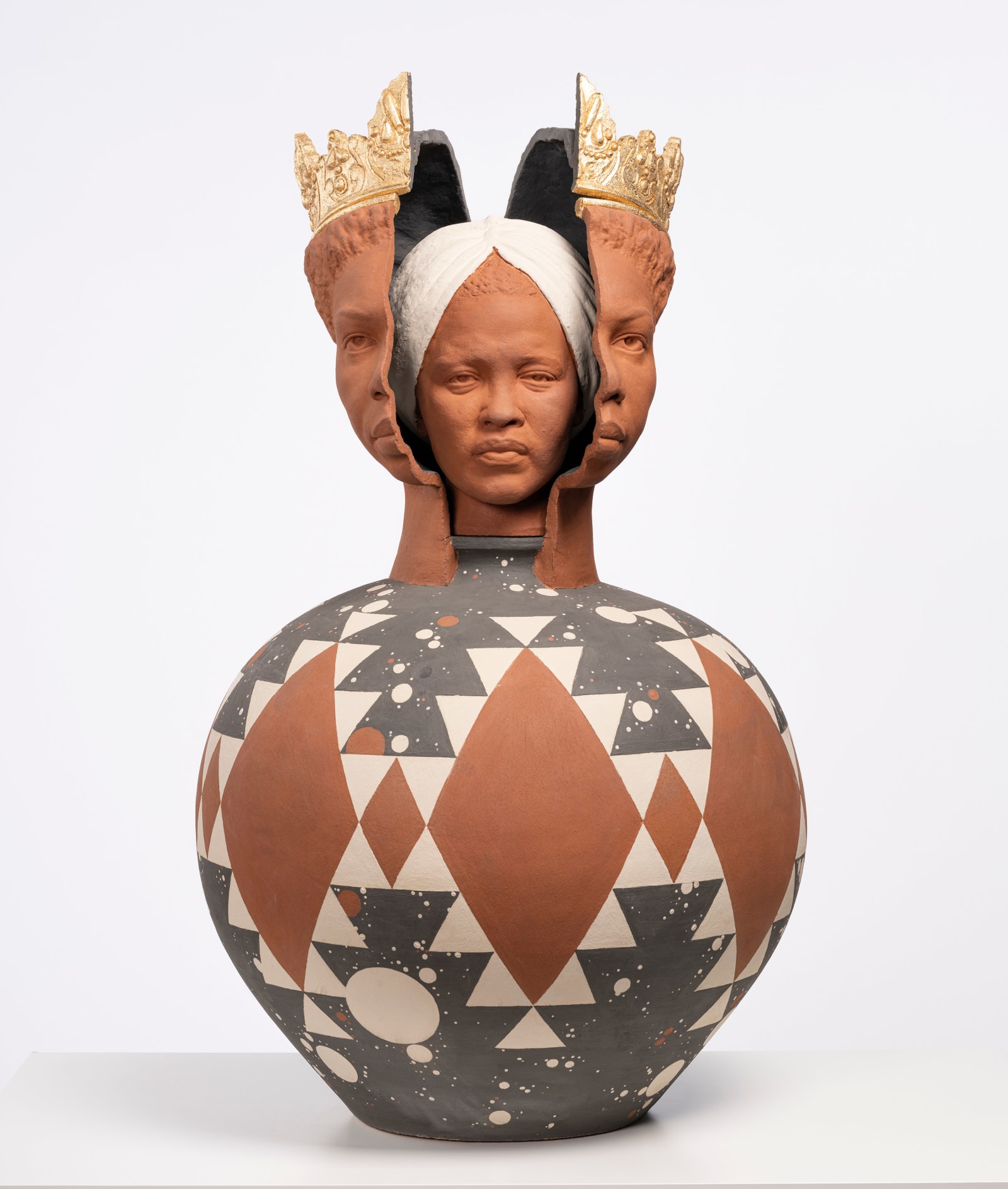 Tavares Strachan Inner Elder (Nina Simone as Queen of Sheba), 2023 Ceramic 39 3/8 x 23 5/8 x 23 5/8...