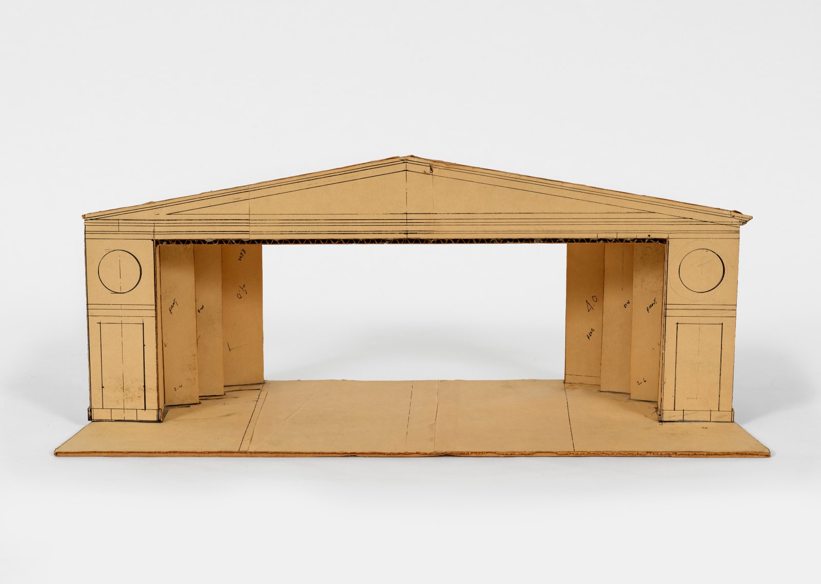 Dan Graham Model for 'Cinema-Theater', 1999