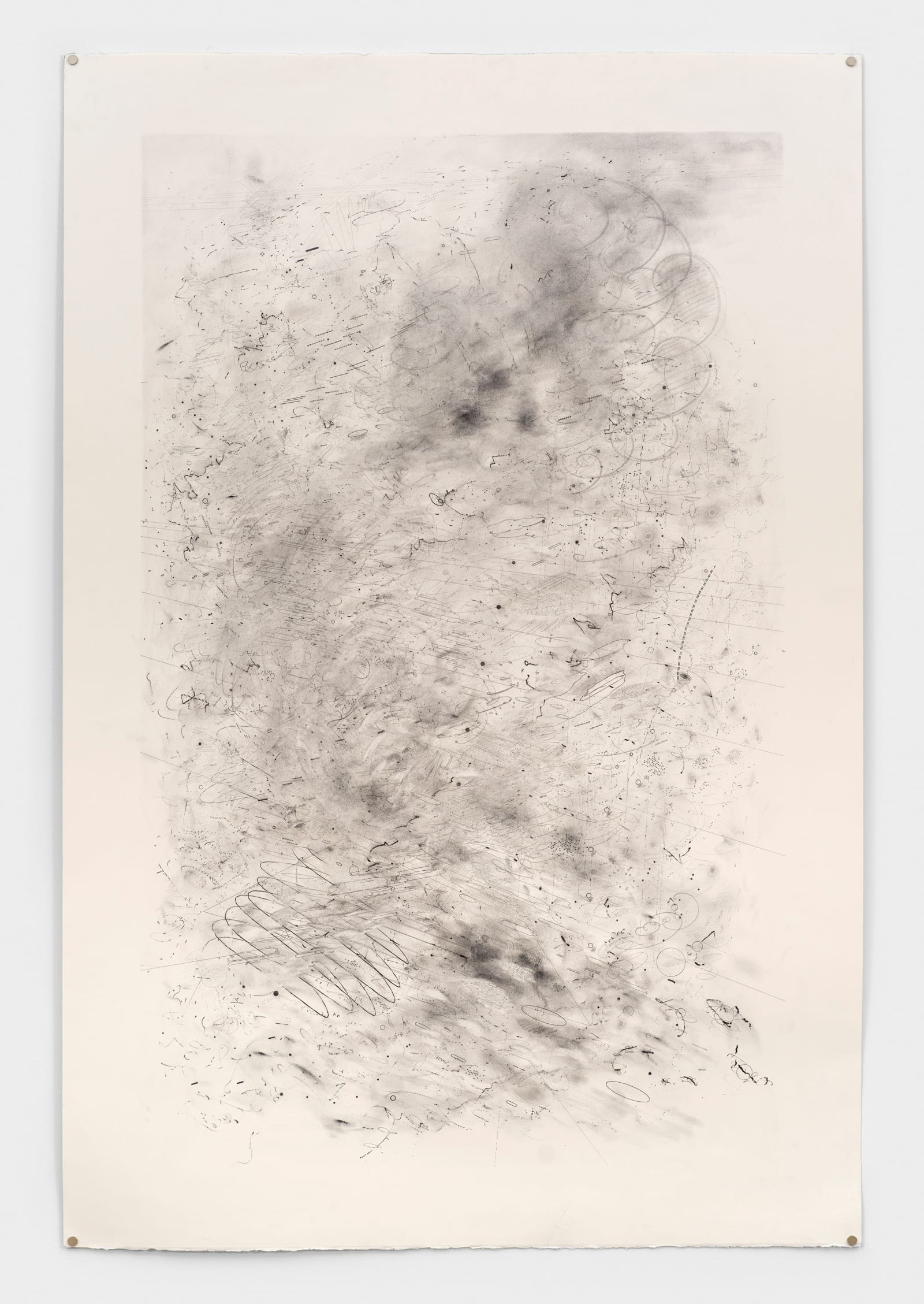 Emma McNally Sisters, 2022 Graphite on paper 39 3/8 x 60 5/8 in. (100 x 154 cm)