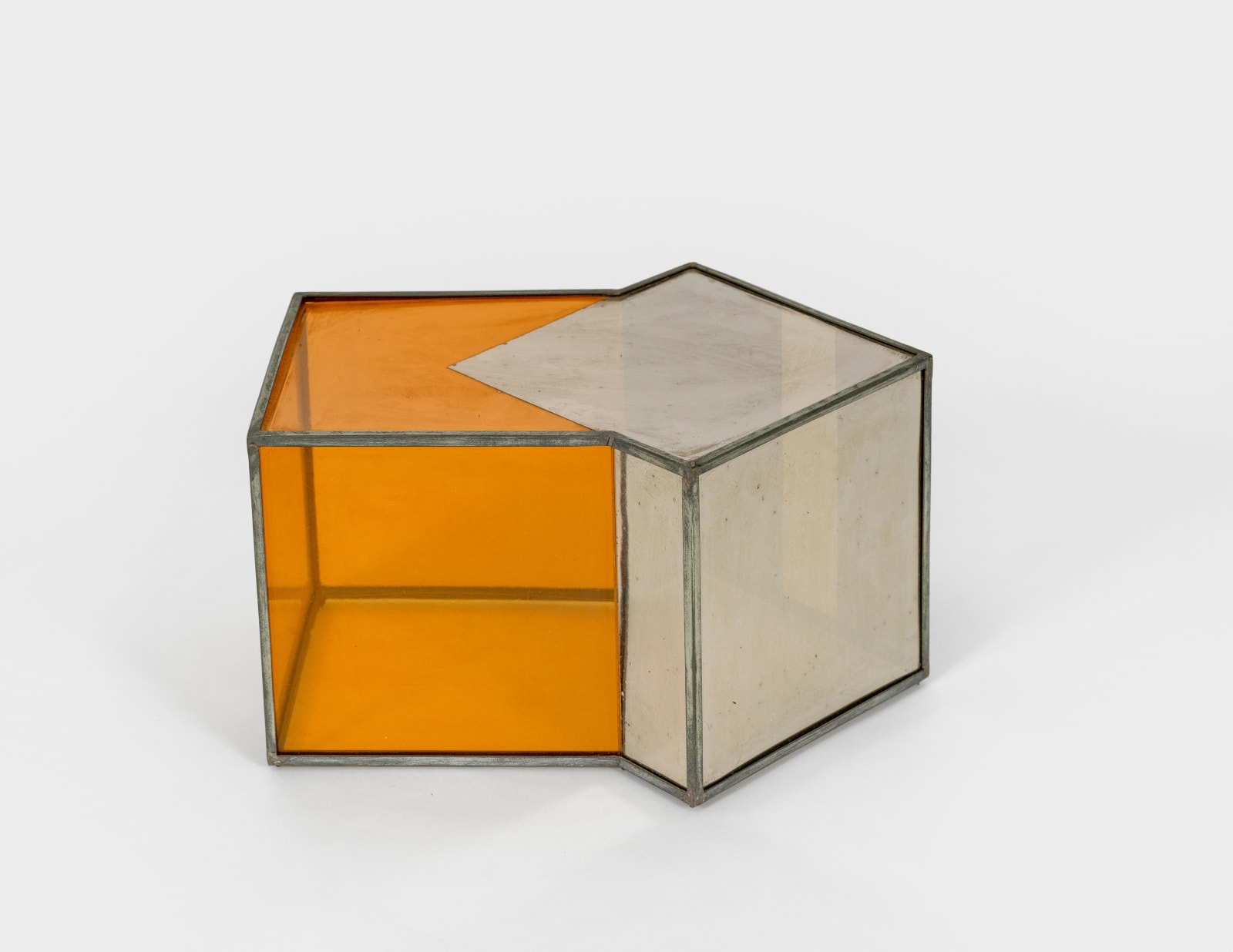 Dan Graham and Pedro de Llano Two Cubes/One Rotated 45º, 1986-1997