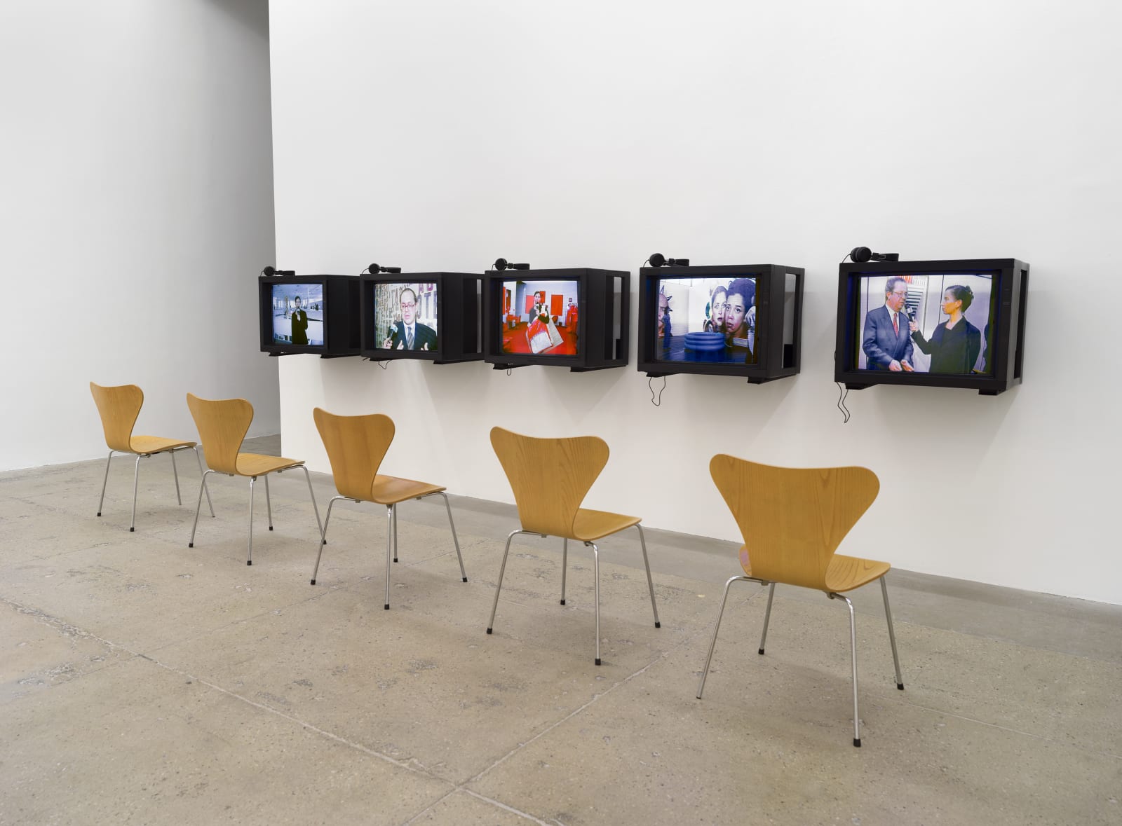 Andrea Fraser Reporting from São Paulo, I'm from the United States, 1998 5 channel SD video installation, color, sound; 5...