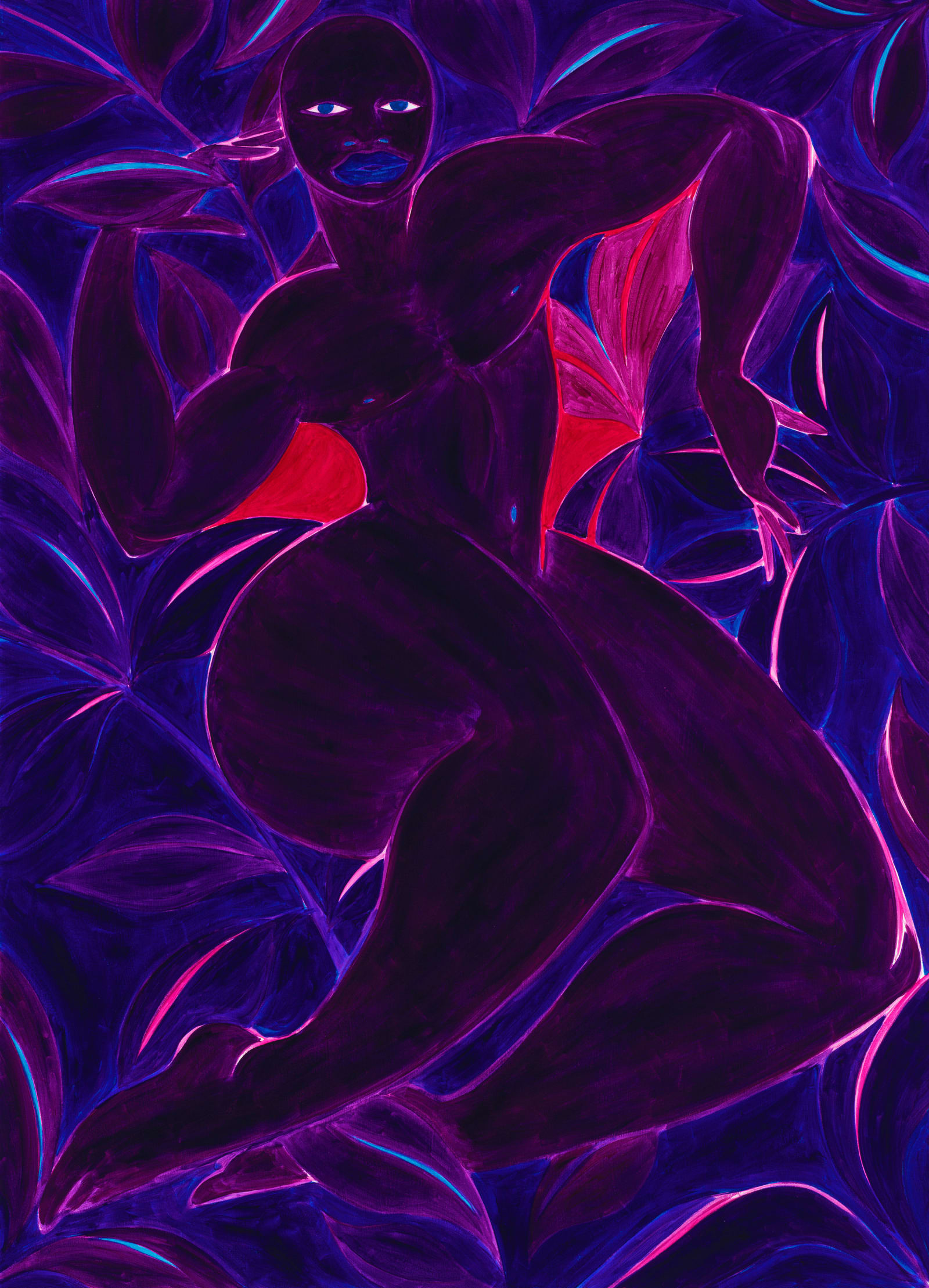 Tunji Adeniyi-Jones Ewuro, 2018 oil on canvas 72 1/8 x 52 in. | 183 x 132 cm