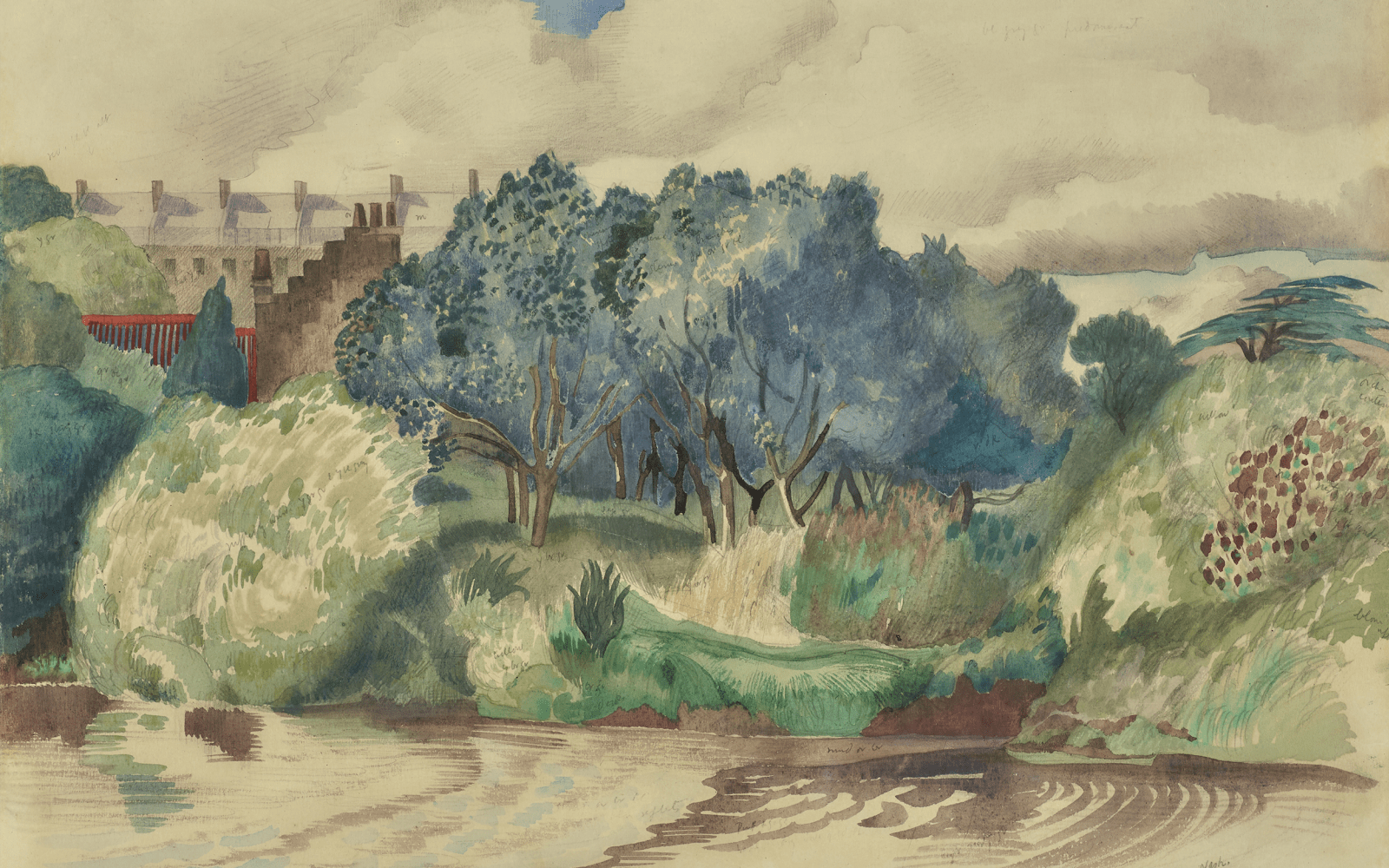 A landscape by British artist John Nash
