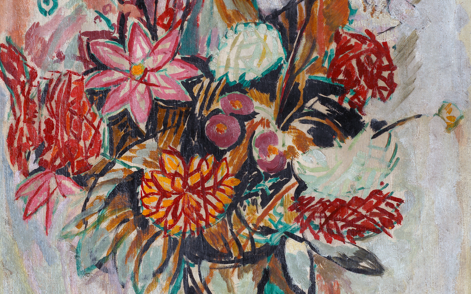 Still life of flowers by Vanessa Bell