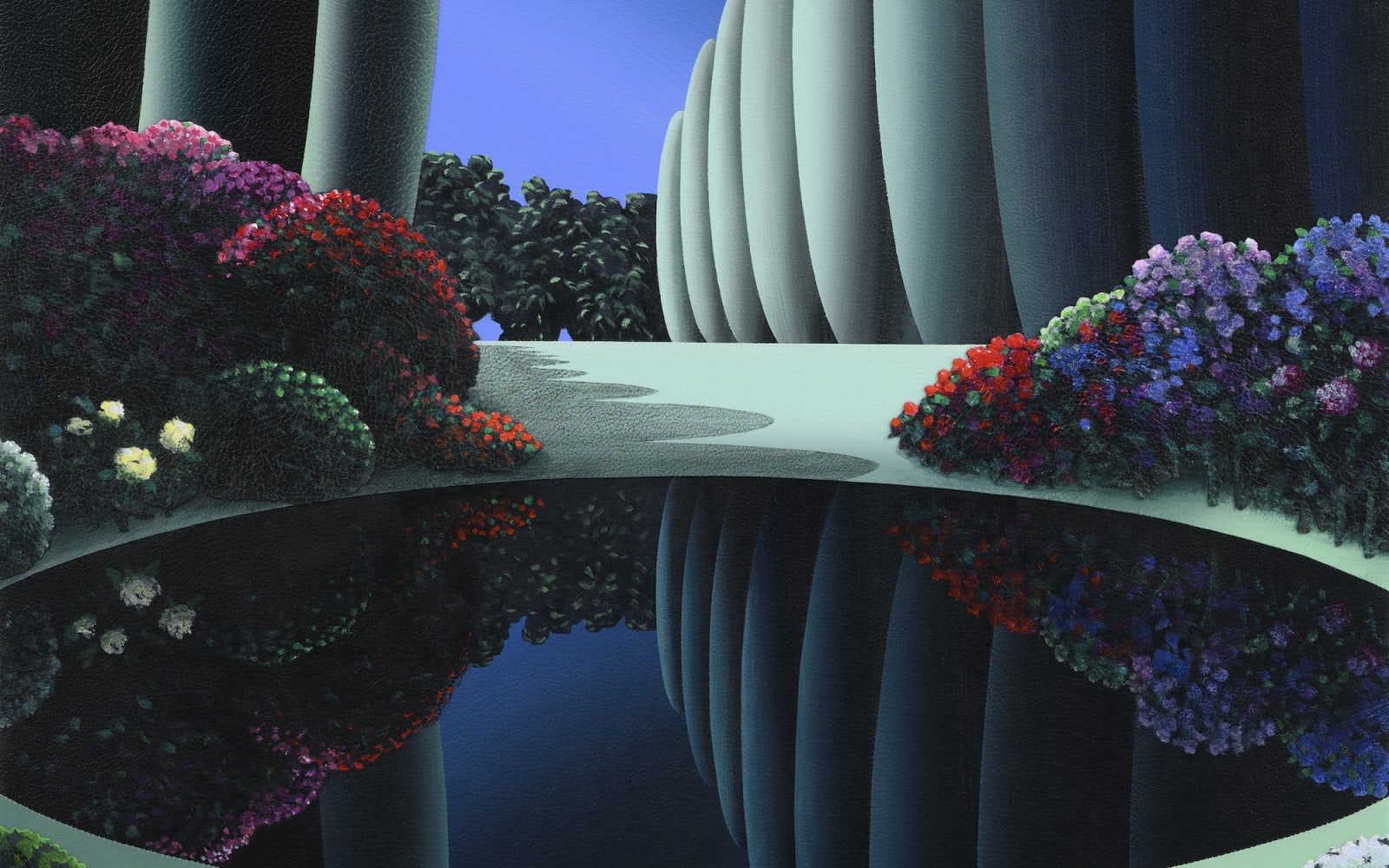 For the artist, paradox lies at the heart of all things and her works reflect this notion, presenting opposing ideas...