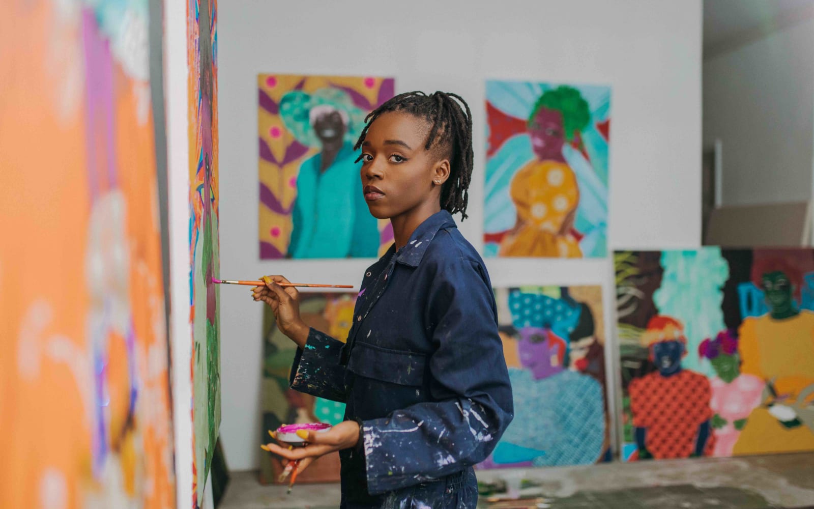 “Queen Mudda” is a joyous and almost ancestral practice in honoring the love and labour of Black women, of herself.