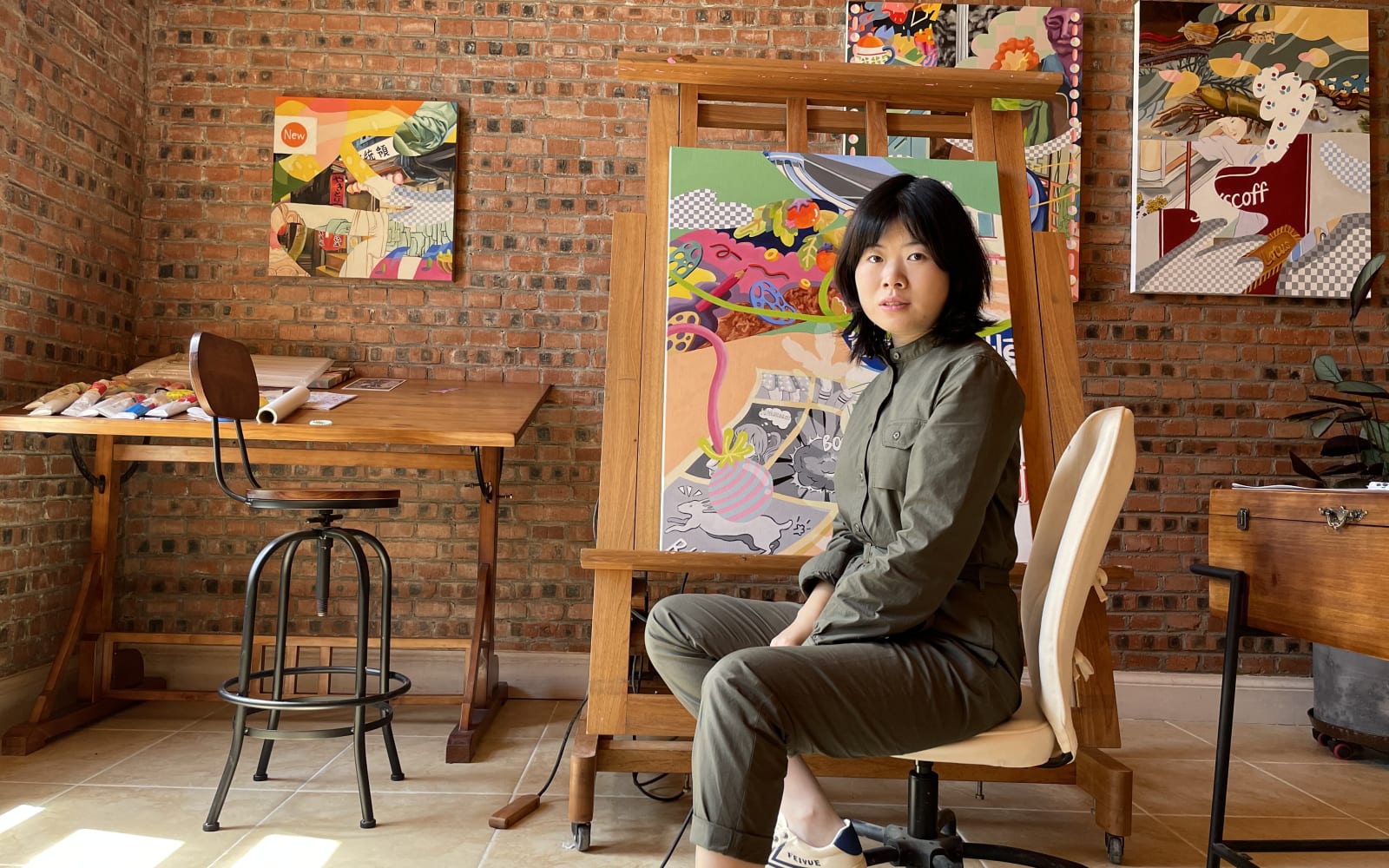 “As a painter, I’m interested in the elusive nature of modified reality. I use my paintings to document these modifications.'