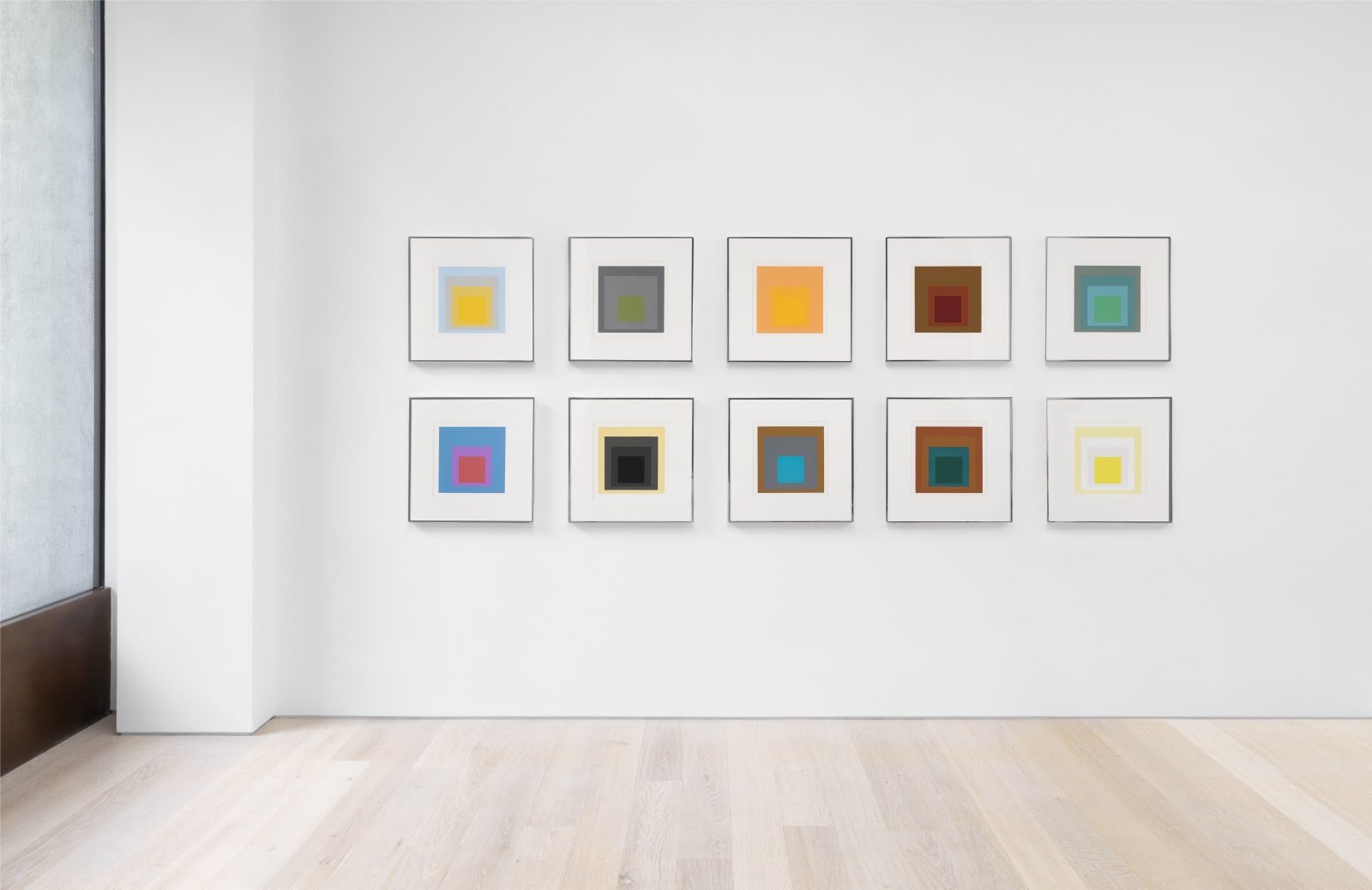 <p><span class="artist"></span><span class="title"><em>Homage to the Square: Ten Works by Josef Albers</em>, 1962</span></p>