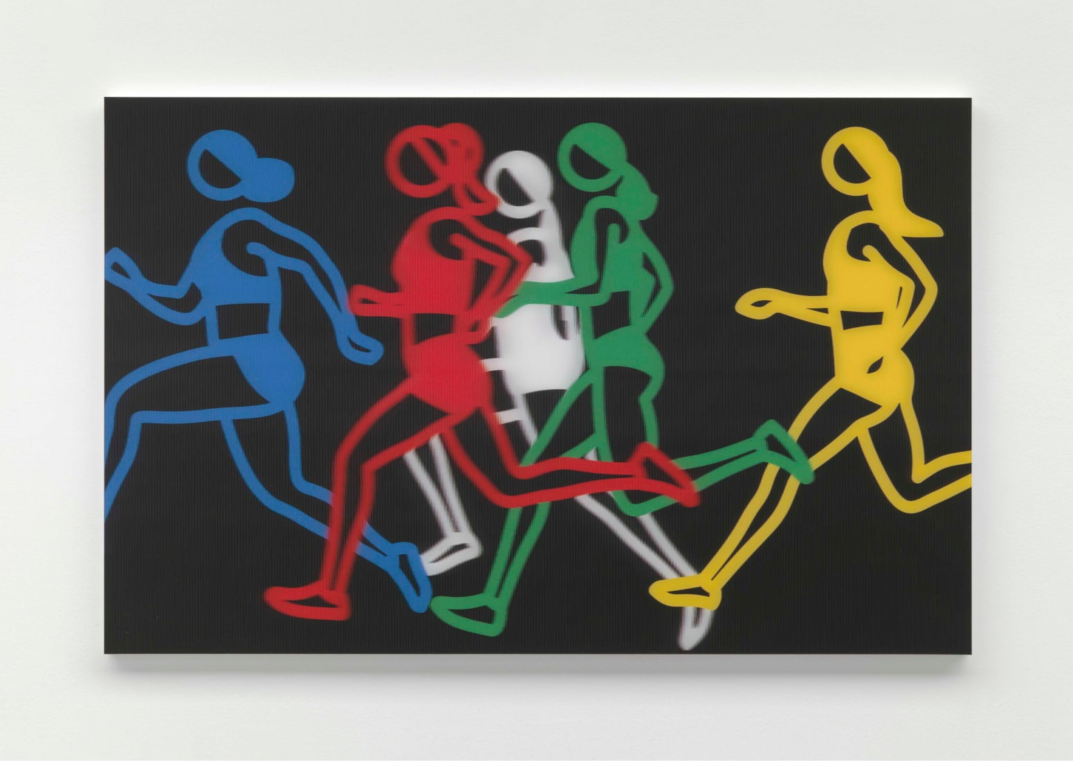 <span class="artist"><strong>Julian Opie</strong></span>, <span class="title"><em>Sprinters: Women sprinters 2.</em>, 2024</span>