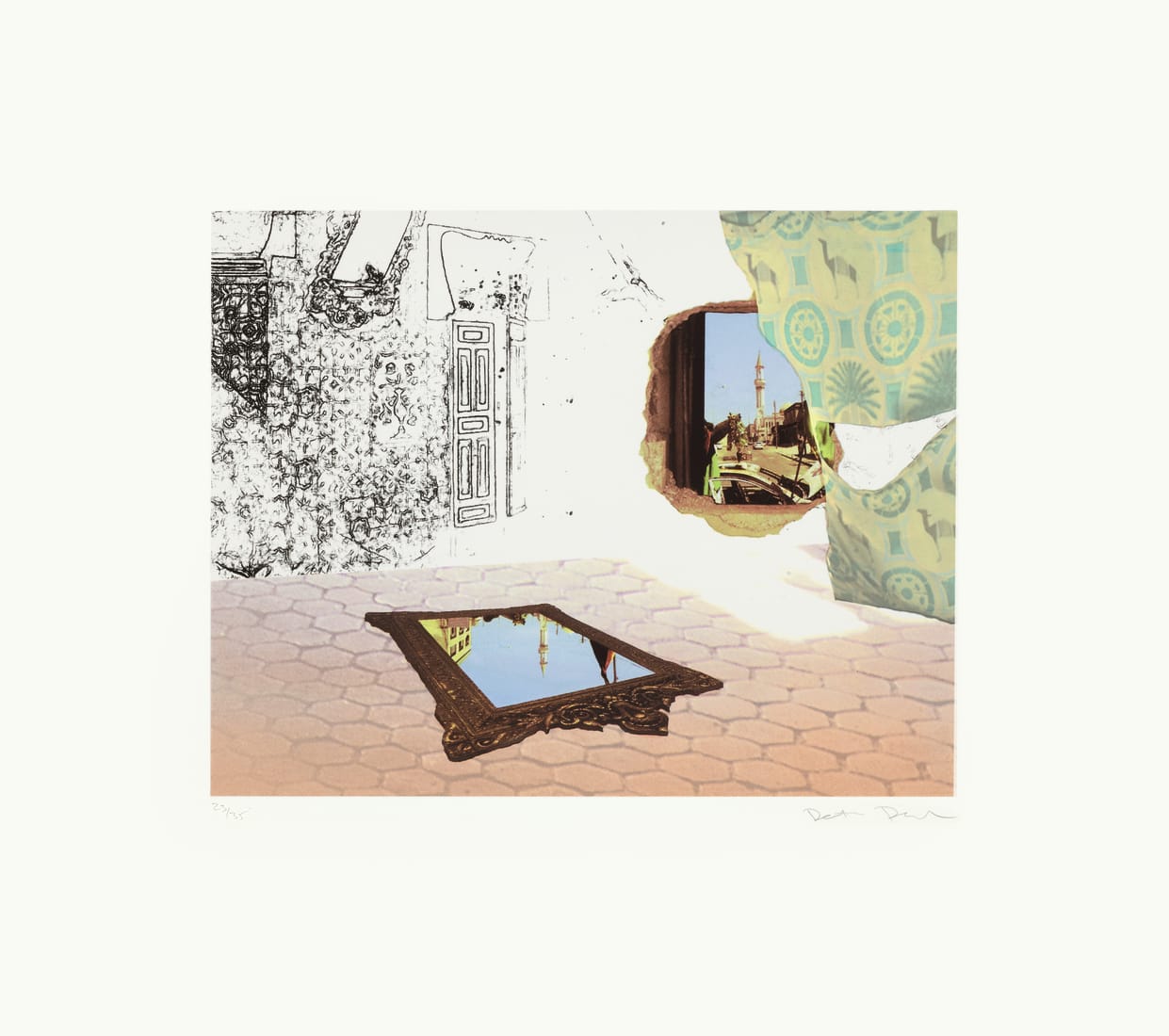 <span class="artist"><strong>Dexter Dalwood</strong></span>, <span class="title"><em>The Apartment (after Delacroix) IV</em>, 2012</span>